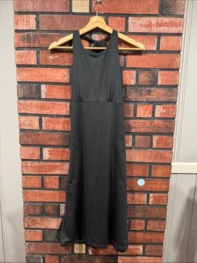 Prana Black Halter Midi Dress